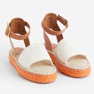H&M espadrille sandals (never worn no tag) | Paris Athletique